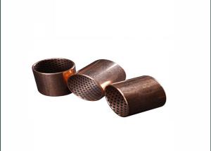 Quality Sintered Bronze Sleeve Bearing , Graphite Plugged Bushings Good Elongation Rate wholesale