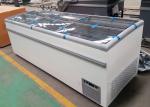 Auto Defrost Supermarket Island Freezer For Frozen Food Top Open Freezer