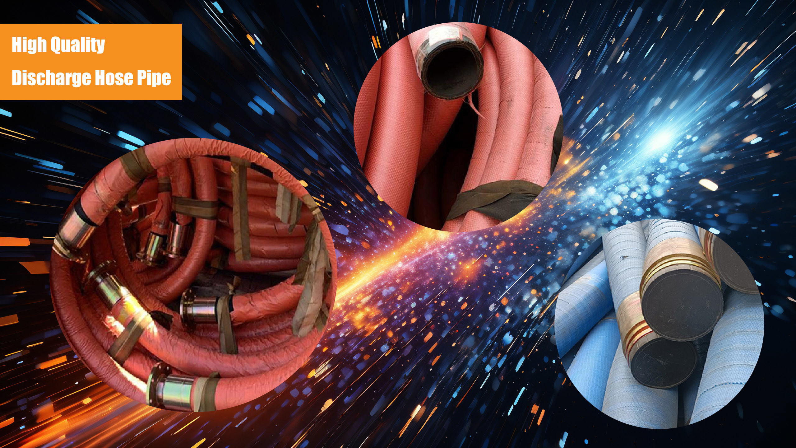 Easy Maintenance 1/2 Inch Discharge Hose Pipe For Oil Pollution Discharge