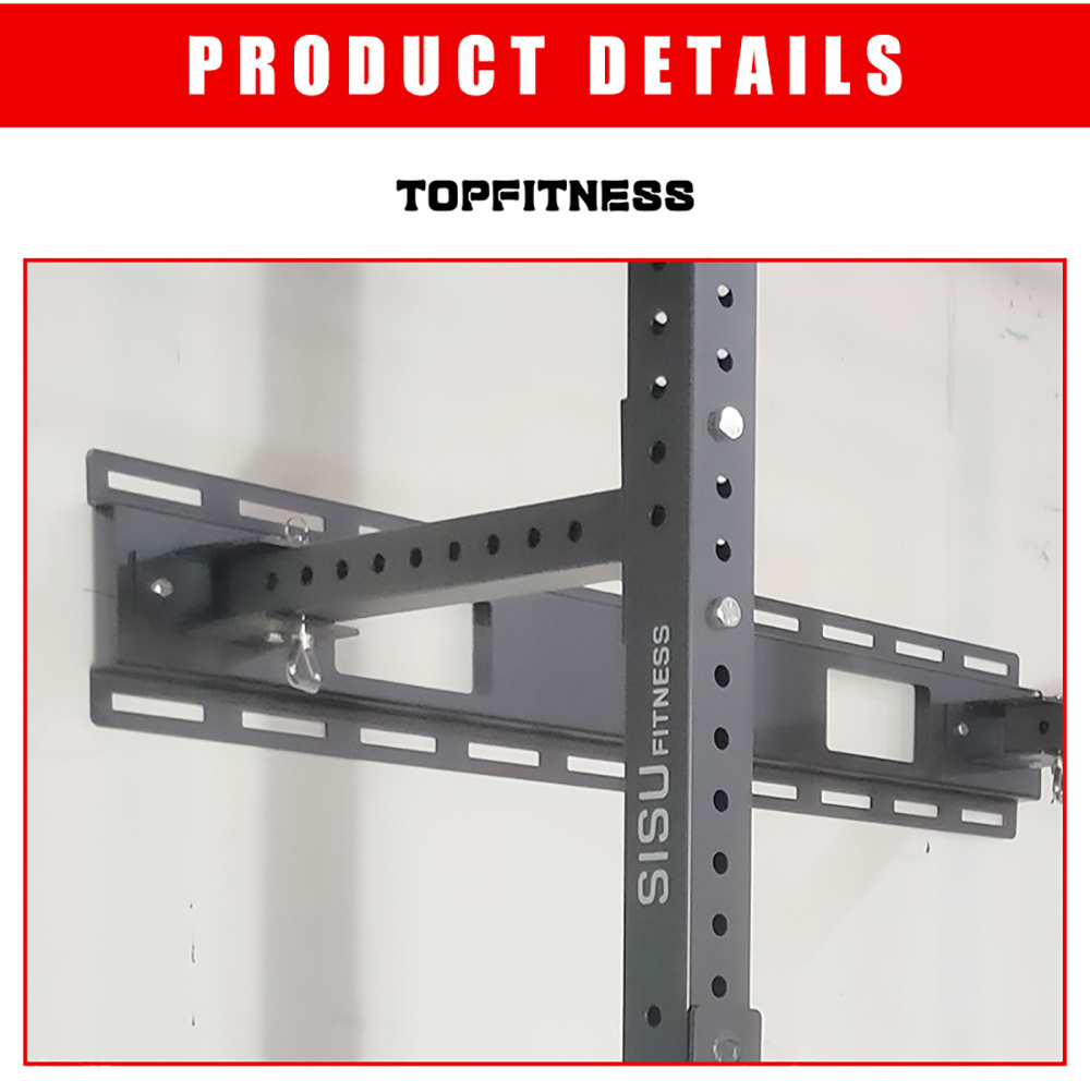 Strength Equipment Home Indoor Folding Power Racks Wall Squat Rack
