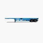 Fuwa Axle Skeletal Semi Trailer For Light Container Delivery