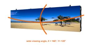 Quality P2.6 Fixed LED Display 3840Hz Digital Led Advertising Board 1R1G1B 1000x250 wholesale