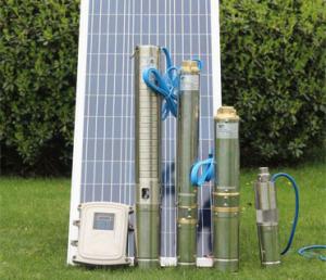 Quality Multi Stage DC Solar Water Pump Solar Stainless Steel 38mm Outlet High Pressure wholesale
