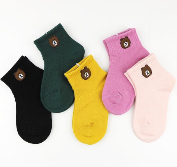 Sweat Absorbent Kids Colorful Socks Keep Warm With Cotton / Nylon / Spandex