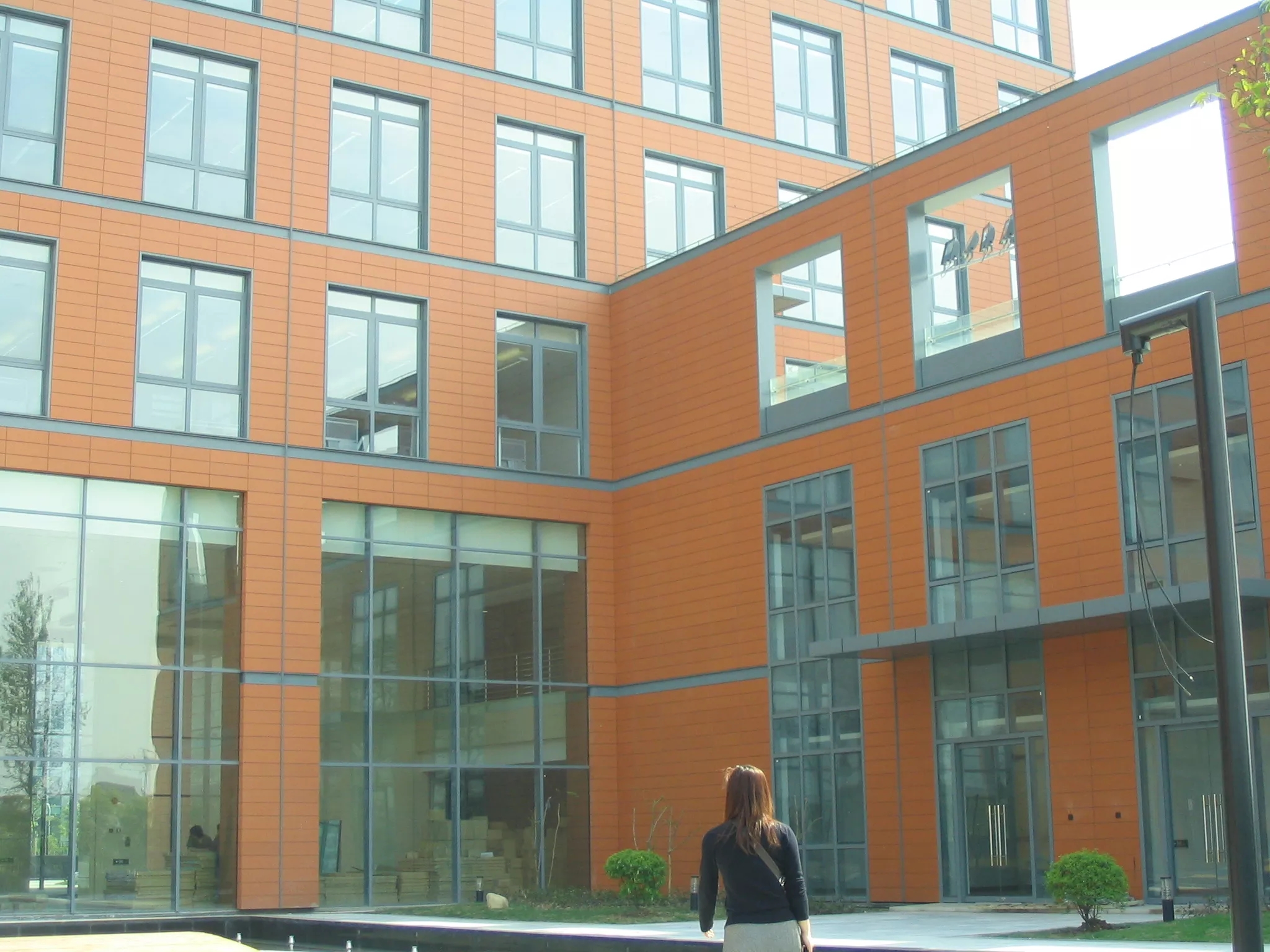 Waterproof Aluminum Window Exterior Unit Glass Curtain Wall 12A 5mm