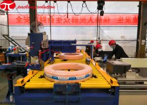 Quality PLC Automatic Copper Coil Wrapping Machine 1200mm With Independent Operating Station wholesale