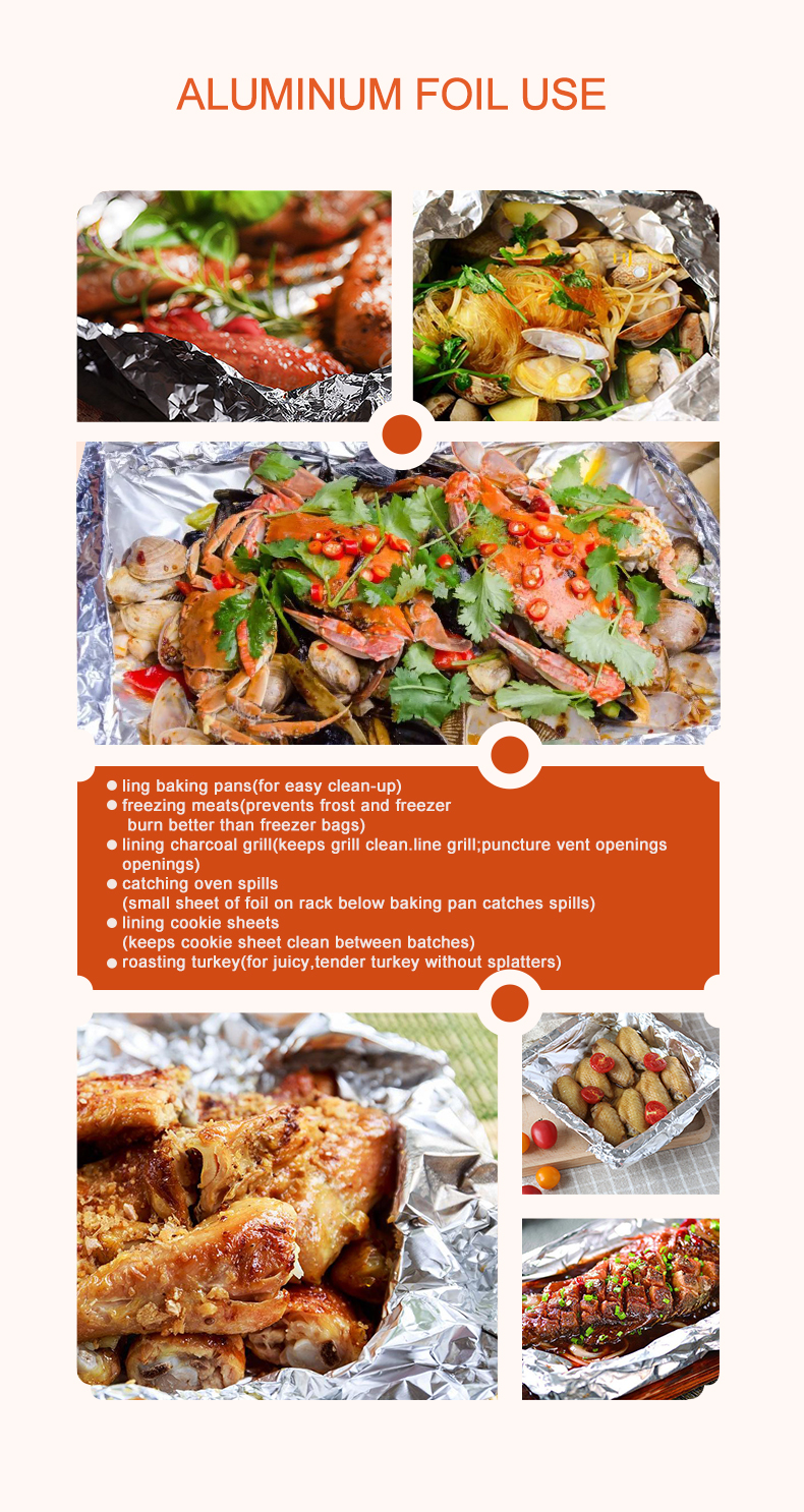 Disposable Take Out Food Container with Paper Lid and Food Grade Aluminum Foil
