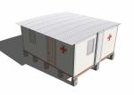 Portable Emergency Modular Home Field Hospital Anti Epidemic Camp With Sandwich