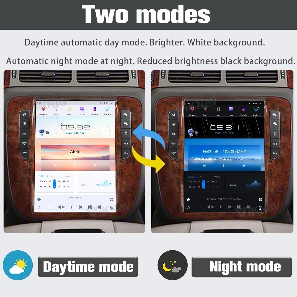 1024 X 768 Android Car Stereo In 2007-2013 GMC Yukon Chevy Suburban Tahoe