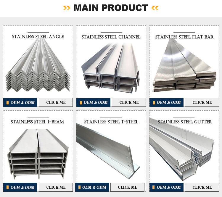 CE Stainless Steel Profile Polished Surface Stainless Steel Channel Bar