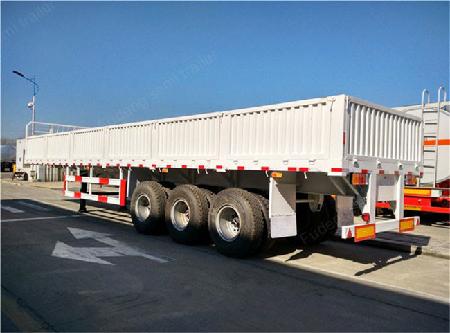 Container Side wall semi trailer 20ft & 40ft cargo semi trailer with twist lock