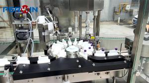 Quality Automatic Diagnostic Beverage Reagent Filling Line with Bottle Holder Separating wholesale