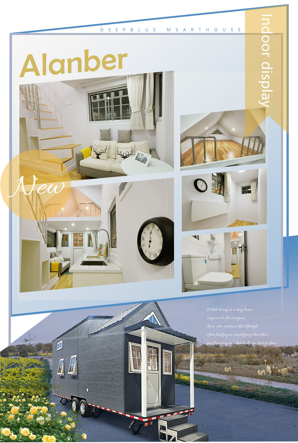 Modern Australia Standard Prefabricated Tiny House Modular Tiny Homes ReadyTo Ship