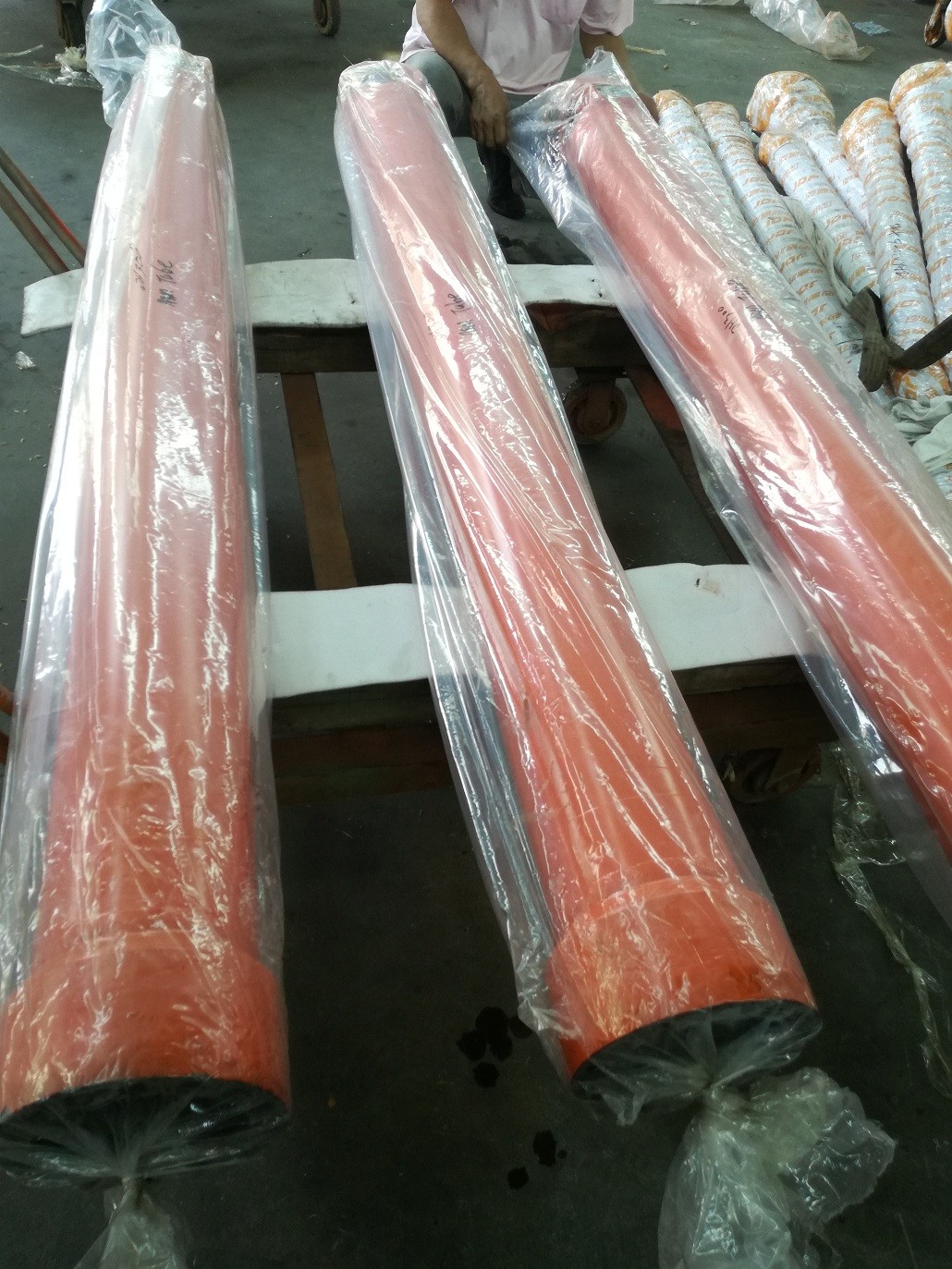 Doosan DH300 arm hydraulic cylinder tube，Doosan hydraulic stick cylinder parts