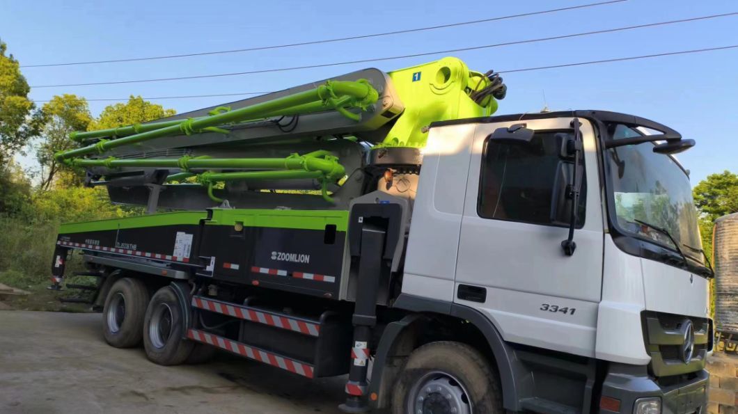 Renovated Condition 2012 Zoomlion 47m Concrete Pump Used Mobile Hydraulic Pump Batching Plant