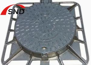 Quality Double Hinge And Double Closing Ductile Iron Manhole Cover 600*600mm C250 wholesale