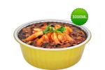 3000ml round aluminum foil sealed box