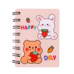 Fashion Eco A7 Friendly Animal Custom Mini Kawaii Kids Cute Spiral Notebook for
