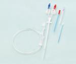 Disposable Temporary Hemodialysis Catheter Kit Single Double Triple Lumen HD
