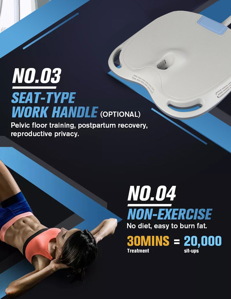 2/4 Handles Emslim Nova Machine Automatic Body Slimming Equipment 2800w