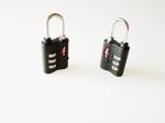 TSA Approved Suitcase Locks , Safe Skies TSA Luggage Locks 3 Dial For Security