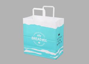 Quality Custom Coated Paper Shopping Bags , Luxury Foldable Paper Bag With Handle wholesale