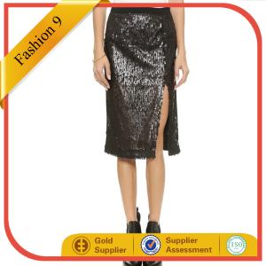 Quality Sequin Slit Skirt wholesale