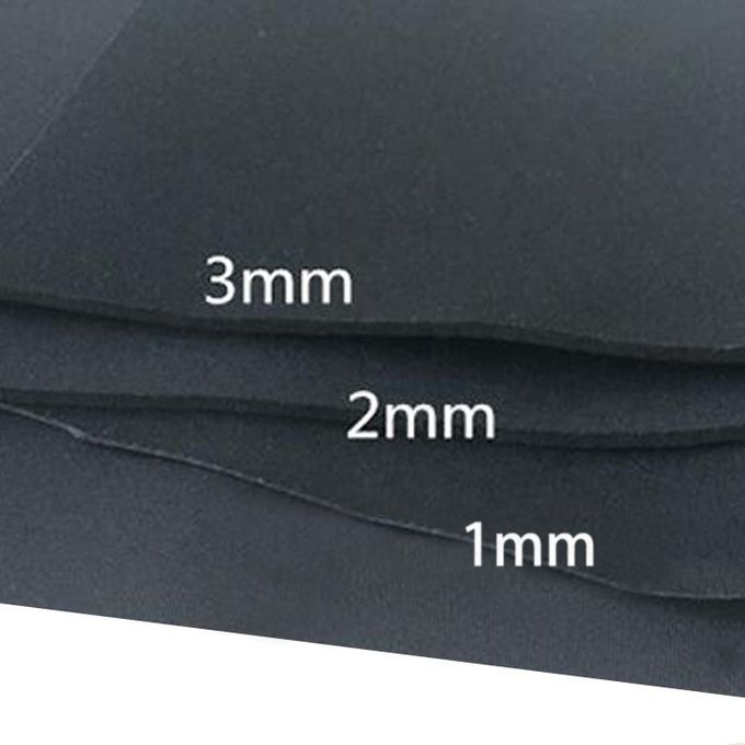 3mm CR Soft Neoprene Rubber Sheet , Cloth Textured Neoprene Sheet