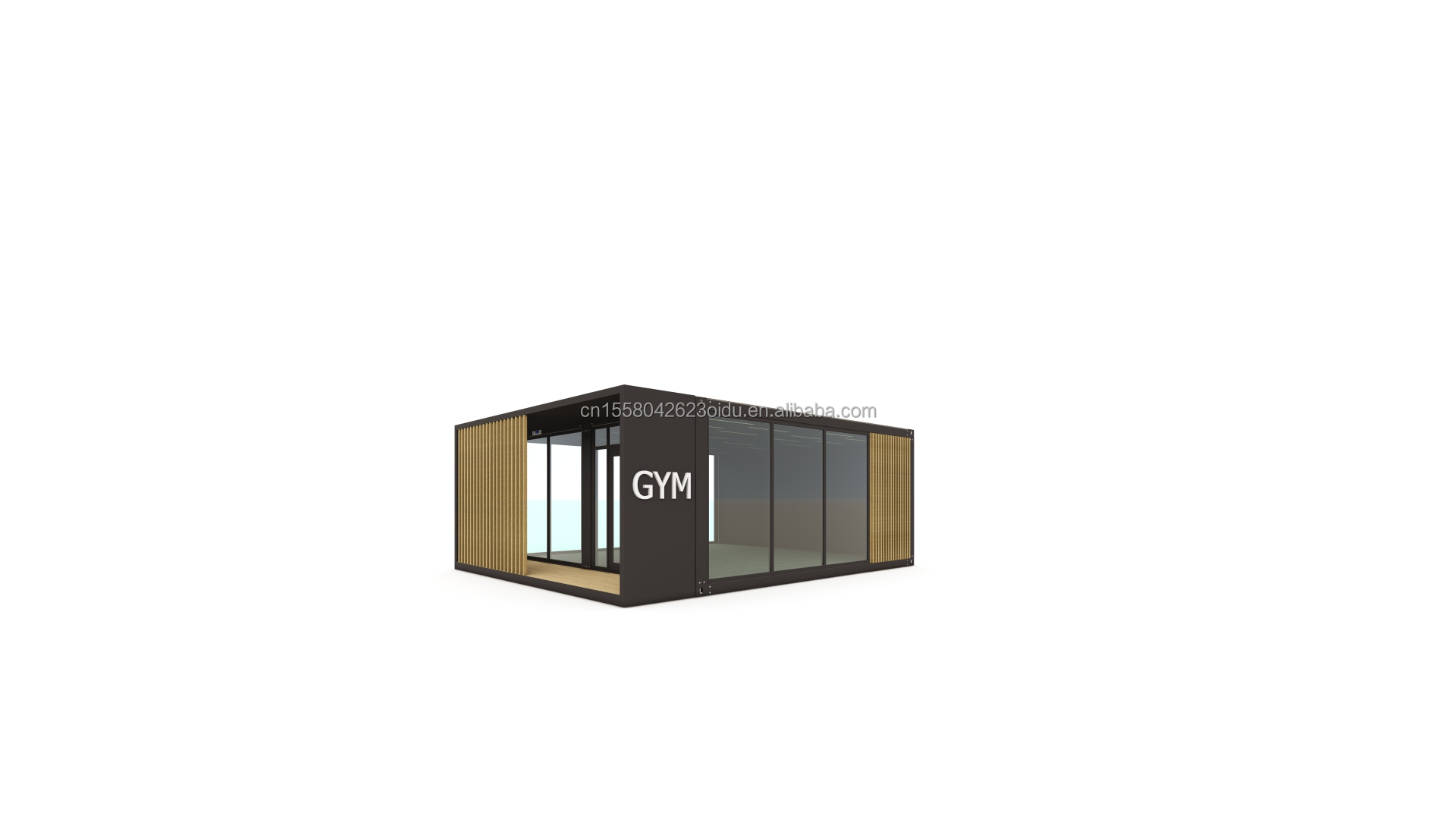 20ft Deluxe Prefabricated Room Prefabricated Container Villa with Wall 50/75/100mm Wave Sandwich Panel
