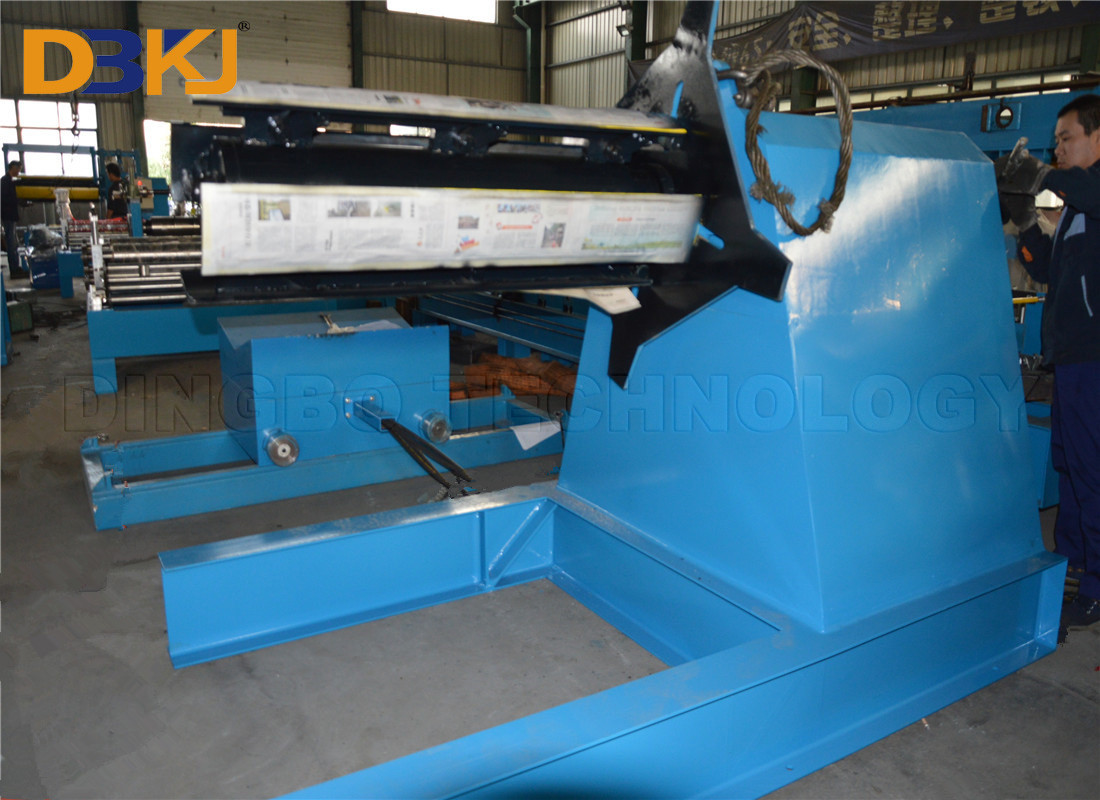 5T Hydraulic Decoiler 2mm 0-30m/Min Steel Coil Slitting Line