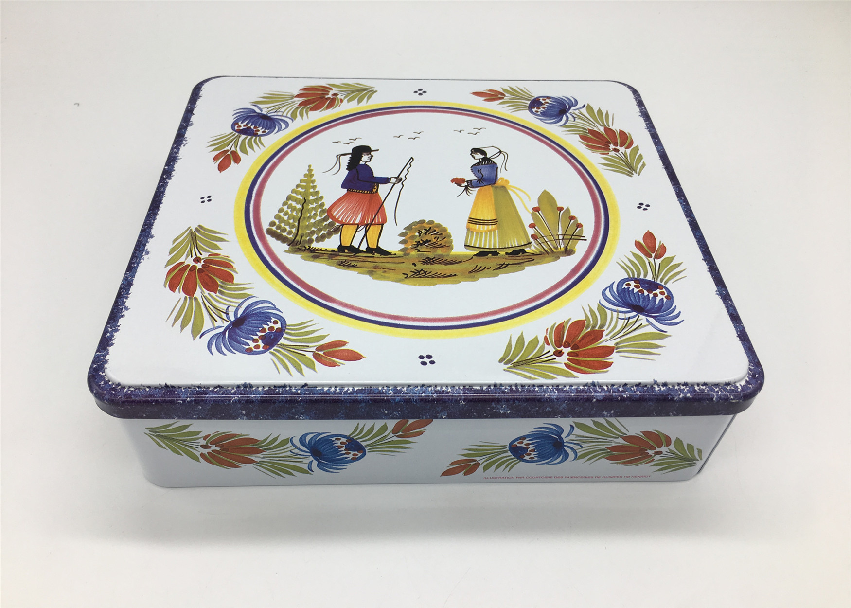 Aluminum Square Metal Large Branded Gift Boxes For Chocolate Packaging