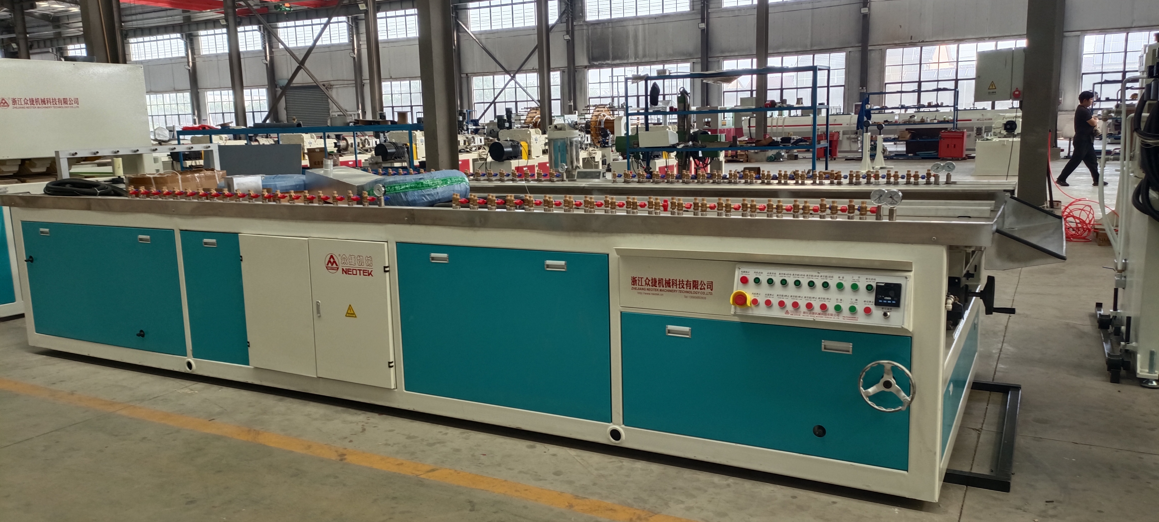 Professional PVC Hollow Sheet Extrusion Line with 38CrMoALA Screw Material