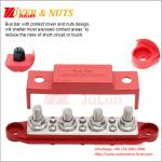 Wiring Stud Red Black 4-Stud M8 M10 Electrical Connector For Car Yacht And