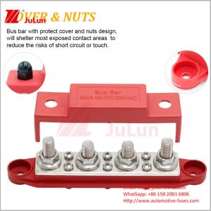Quality Wiring Stud Red Black 4-Stud M8 M10 Electrical Connector For Car Yacht And Steamer wholesale
