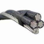 XLPE Insulation Overhead Electric Cable Customized Aluminum Overhead Cable 3x50