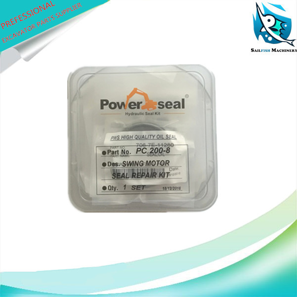Hot sale good quality PC200-8 swing motor seal kit for KOMATSU excavator