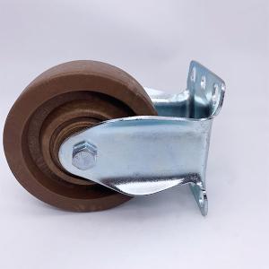 Quality High Temp Oven Phenolic Caster Wheels 125mm Rigid Plate wholesale