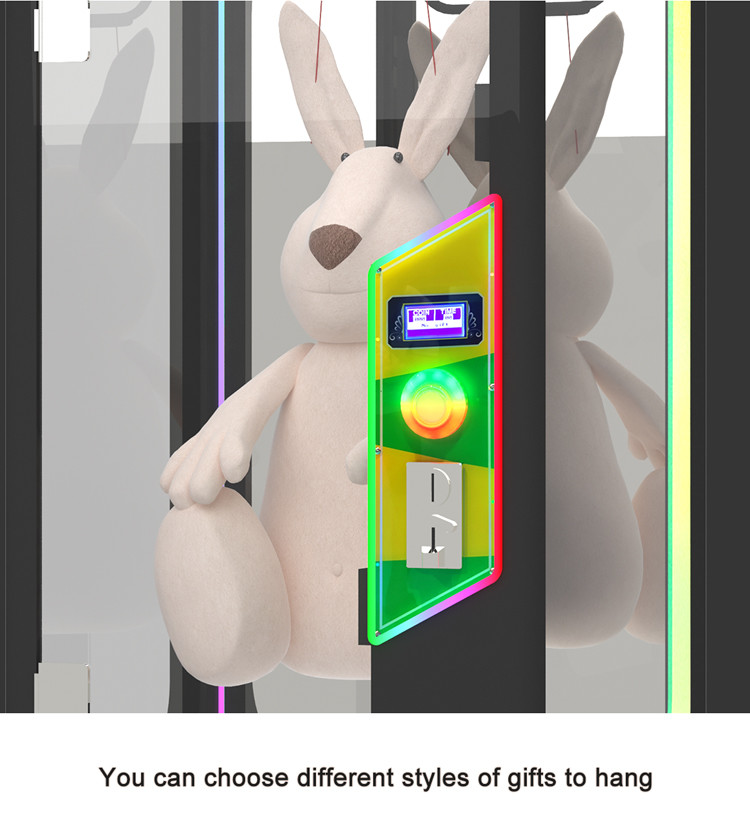 Big Toy Crane Cut The Rope Scissors Game Machine Pink Date Gift Game Cut Prize Machine