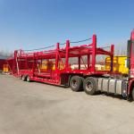 Anton Car Transport Semi Trailer Car Transporter Trailer Self-dumping For 6-8