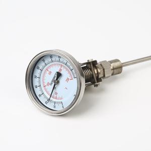 Quality Heat Transfer 100mm Bimetal Thermometer Temperature Gauge Stainless Steel wholesale