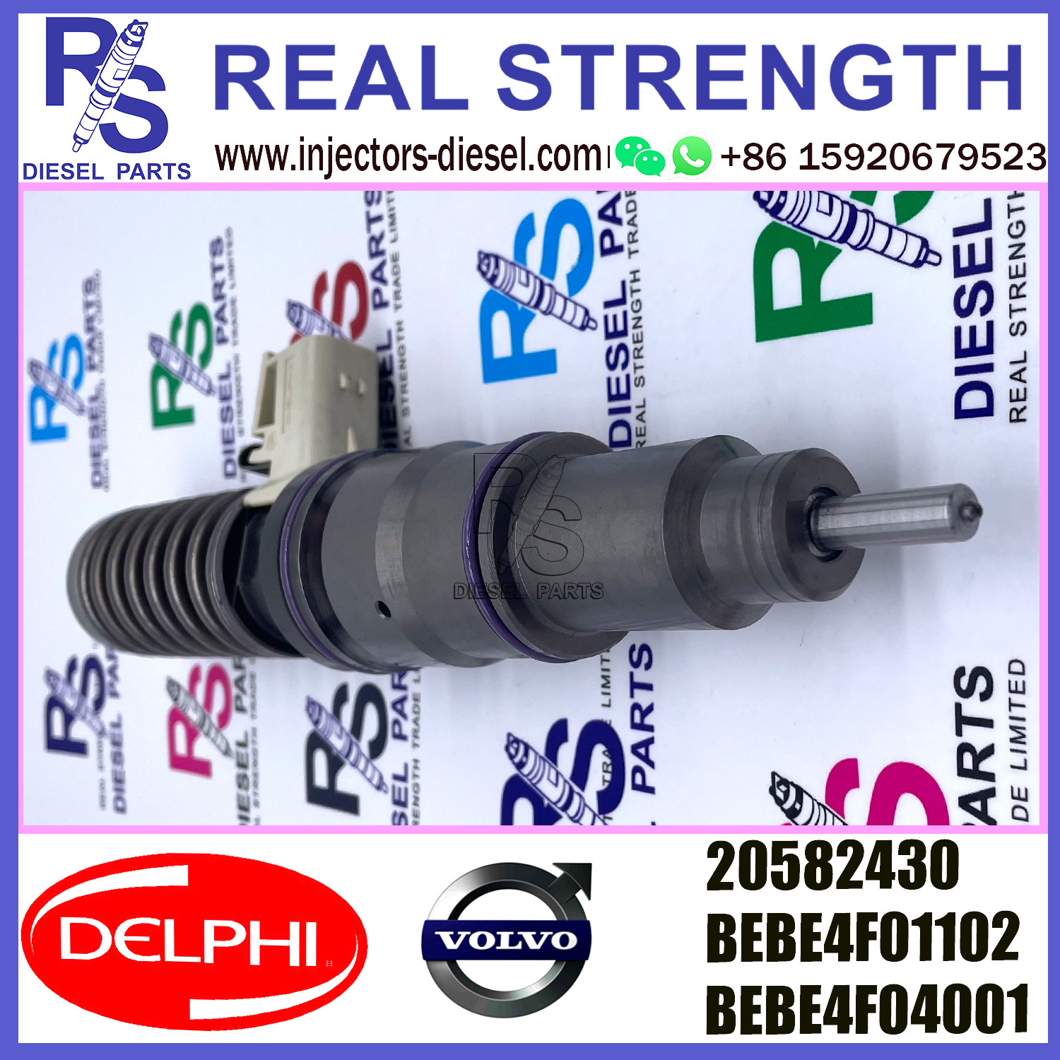 V-O-L-V injector 20582430 diesel Fuel Injection Injector 20582430 BEBE4F01102 BEBE4F04001 E3.3 for V-O-L-V MD13 US07