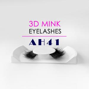 Quality Reusable 3D Mink Eyelashes 100% Handmade Craft Customized Packaging wholesale