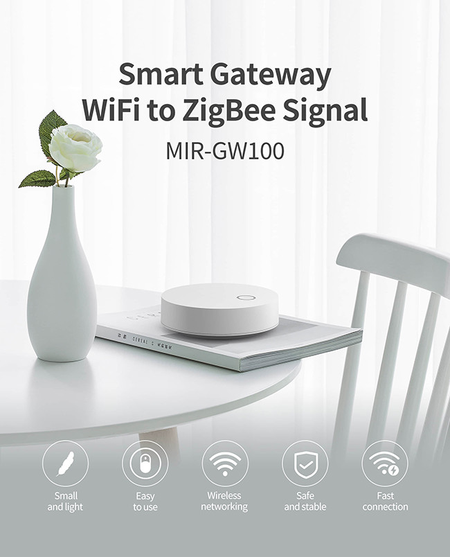 FCC Zigbee Smart Hub 100m Tuya Zigbee Wireless Gateway Hub