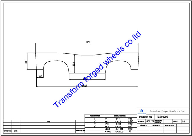 TC200008 20 inch forged center disk blanks