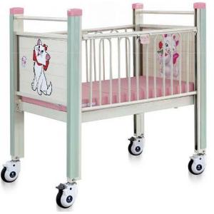 Quality Pediatric Flat Children Hospital Bed Four Silent Wheels With Cross Brakes wholesale