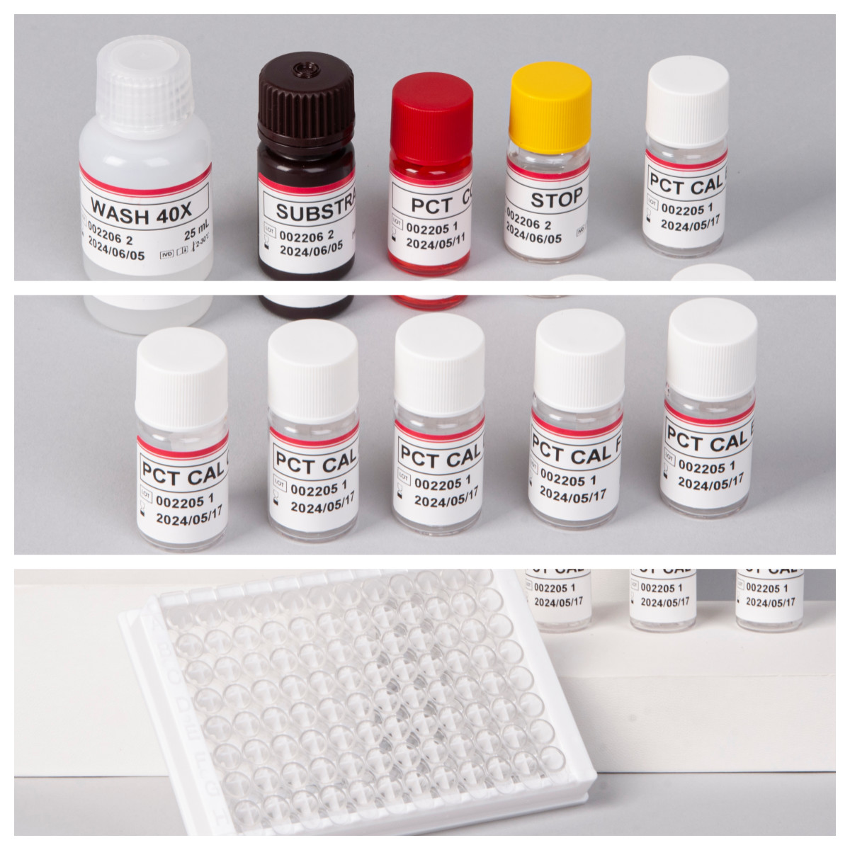 Detection Kit for PCT for human detect reagent for human Serum Plasma