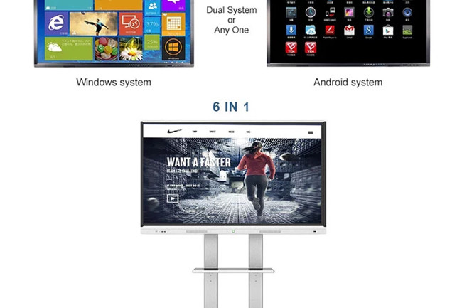 32768×32768 Super Large Touch Screen Monitor For Conference Room ROHS FCC