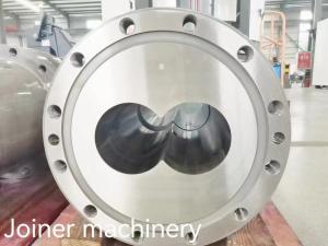 China CNC Machining Co-Rotating Twin Screw Extruders Machine Screw Barrels Cylinder For Puffed Food on sale