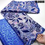 Wholesale price 2023 african velvet lace fabric with sequins french lace for