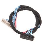 Black 50 Pin LVDS Cable for LCD Monitor Wire Har Motorcycles JST Connectors